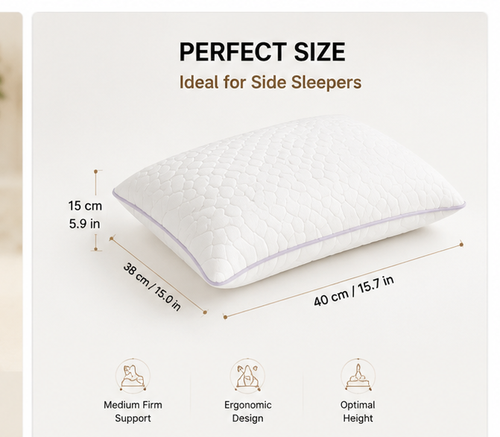WILNARA 100% Natural Talalay Latex Pillow
