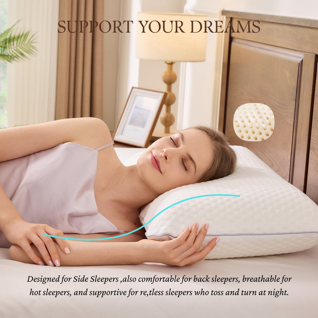 WILNARA 100% Natural Talalay Latex Pillow